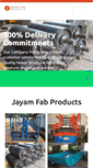 Mobile Screenshot of jayamfab.com